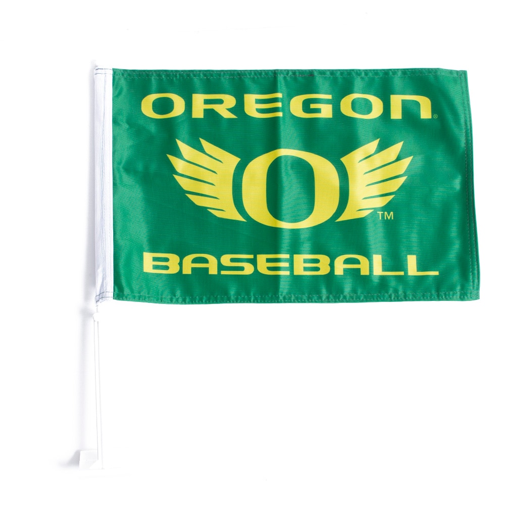 O Wings, Sewing Concepts, Green, Flags, Home & Auto, 11"x16", Baseball, Car Flag, Pole, 707469